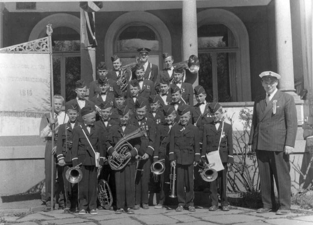 Høvik verk skoles guttekorps 1953